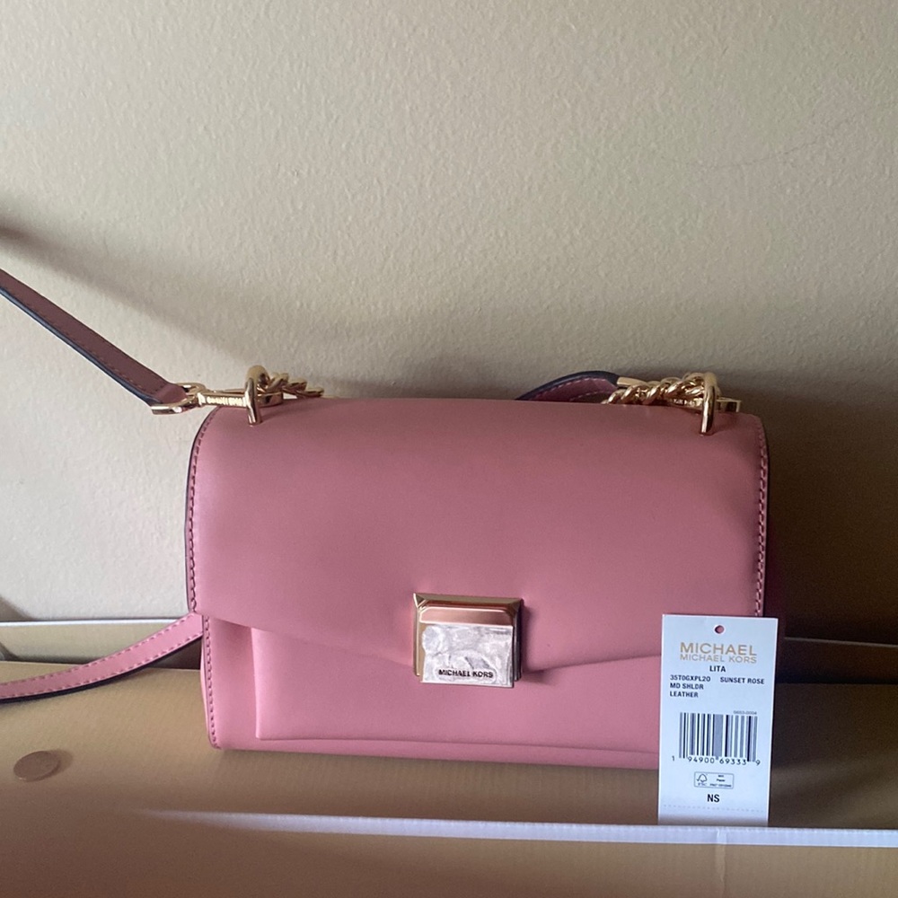 Micheal Kors Lita Bag in SunsetRose Never used